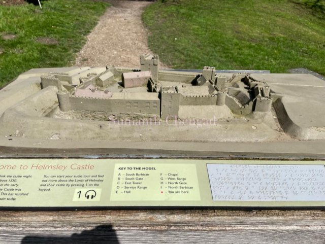 Helmsley Castle model