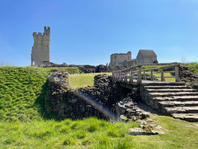 Helmsley Castle moat